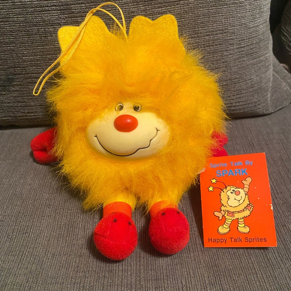 Spark Plush Toy - Yellow and Red
